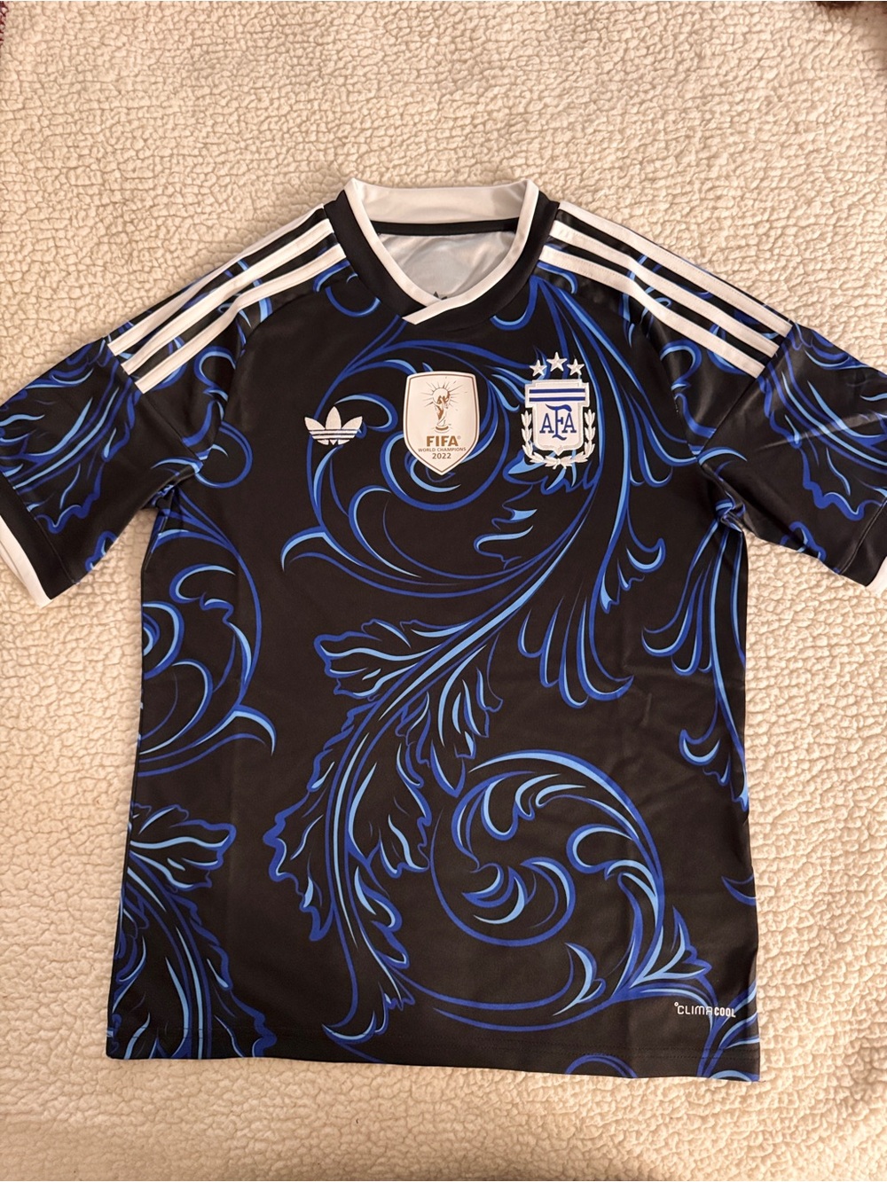 adidas Black & Blue Argentina AFA Football Jersey